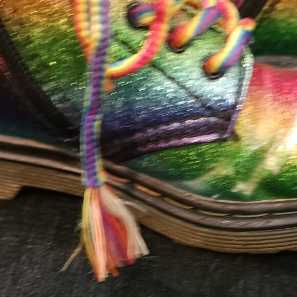 Dr. Martens Youth 1460 Ombre Glitter Boots - Kid's Size 9 - Picture 10 of 14